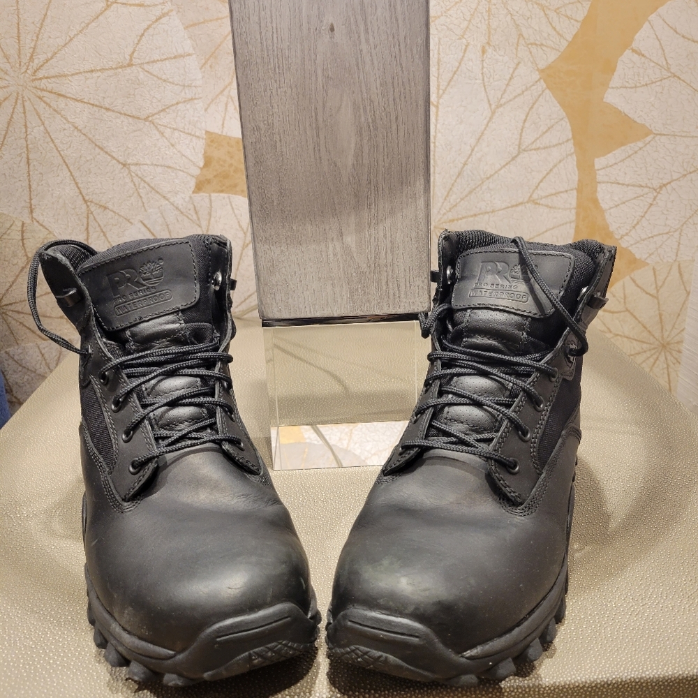Timberland Pro Series Valor Mens Leather Soft Toe Work Boots